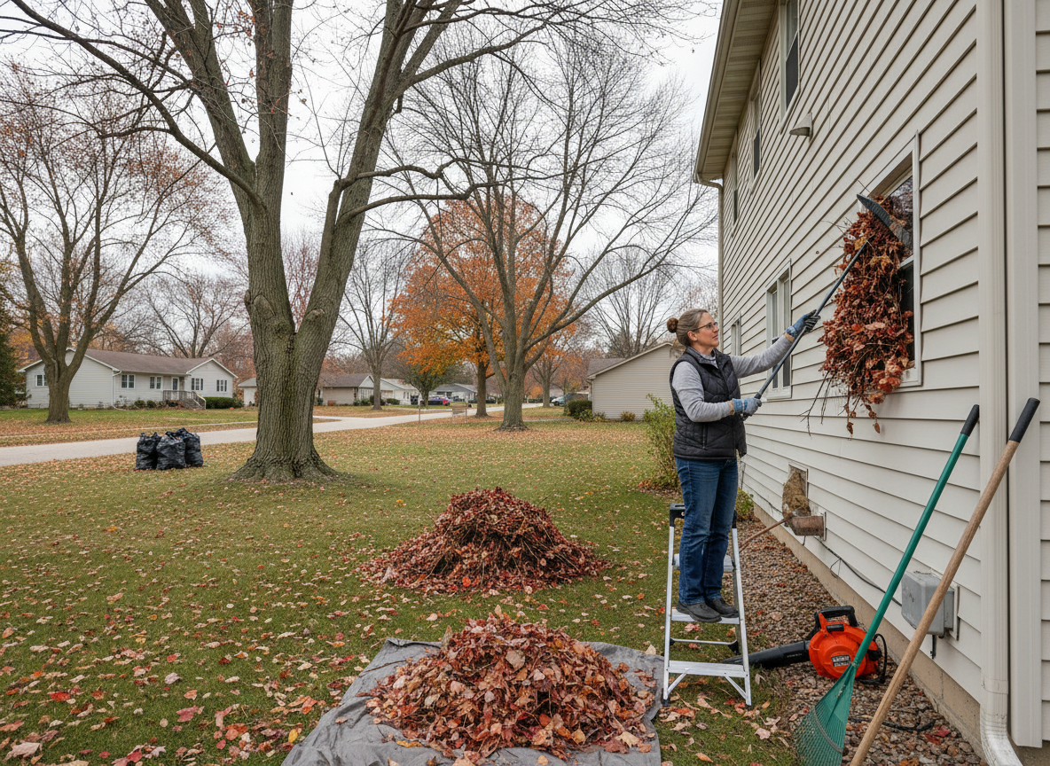 Preventing Dryer Vent Blockage from Fall Leaves in Flossmoor Yards