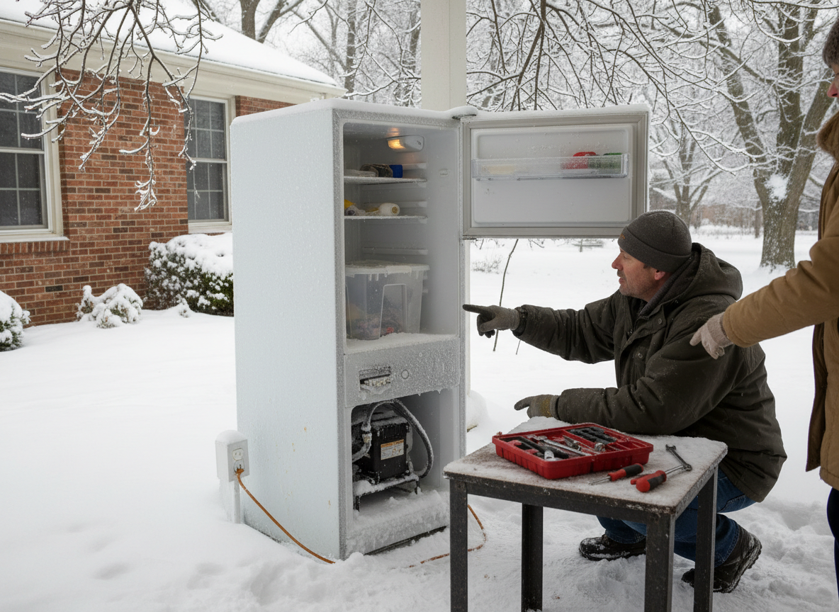 Why Refrigerators Struggle in Flossmoor Winters and How to Troubleshoot